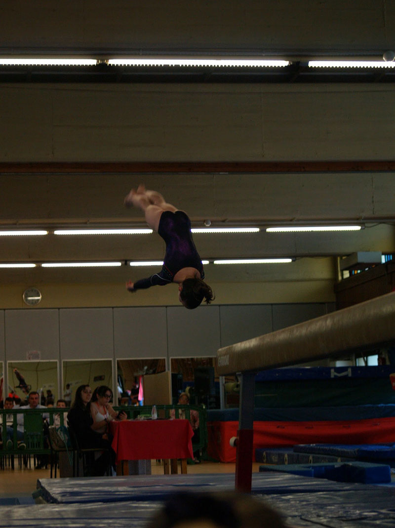 Una gimnasta navarra entre la Élite Nacional